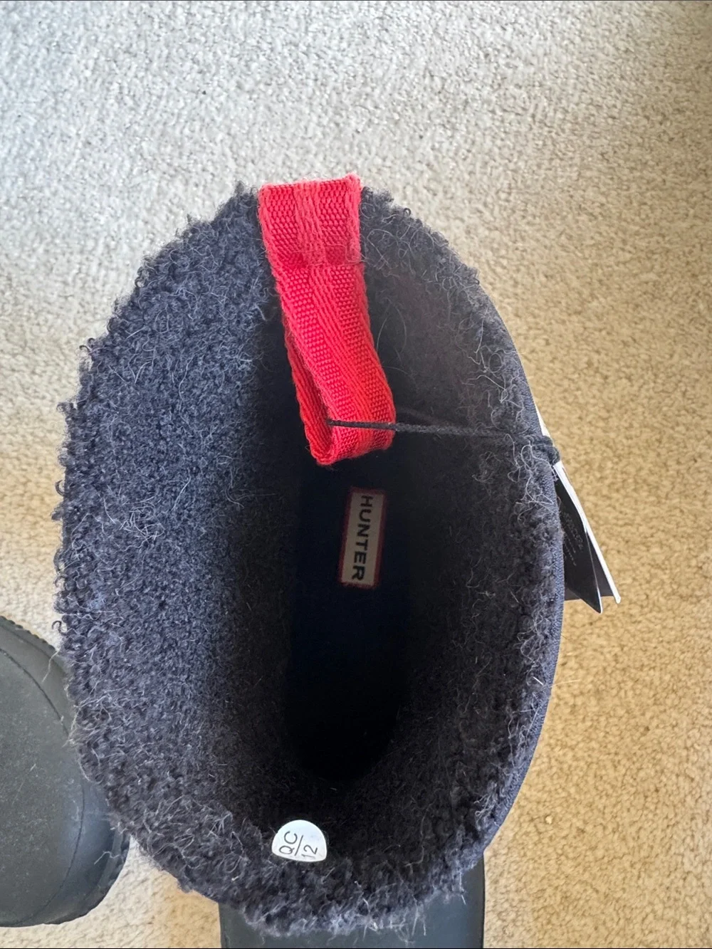 Hunter Men's Black Sherpa Winter Boot